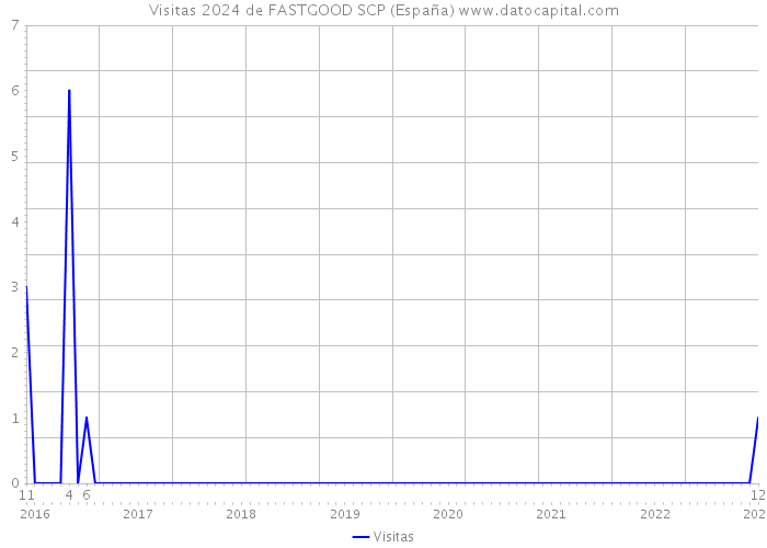 Visitas 2024 de FASTGOOD SCP (España) 