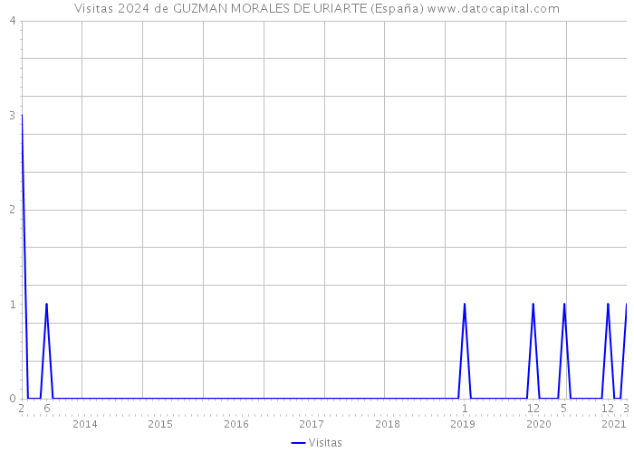 Visitas 2024 de GUZMAN MORALES DE URIARTE (España) 