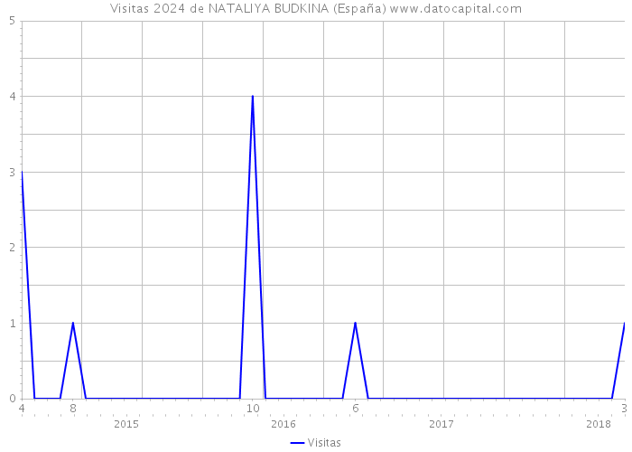 Visitas 2024 de NATALIYA BUDKINA (España) 