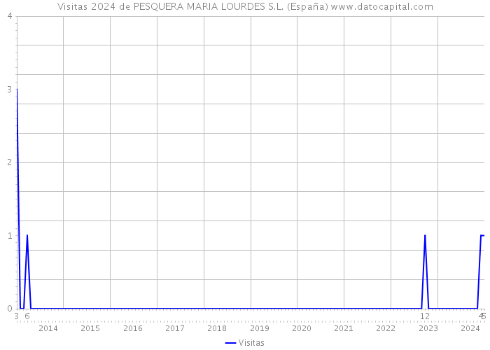 Visitas 2024 de PESQUERA MARIA LOURDES S.L. (España) 