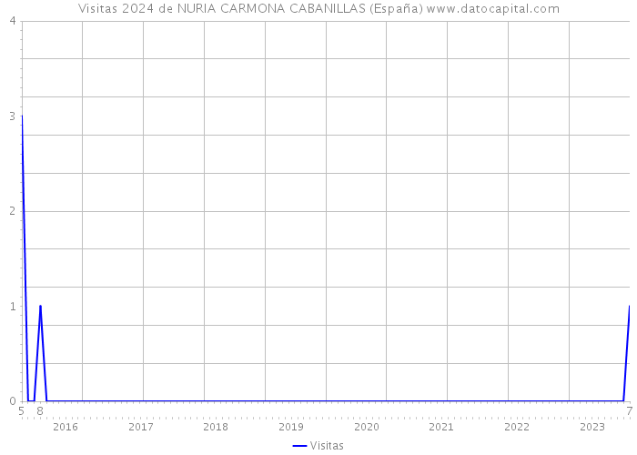 Visitas 2024 de NURIA CARMONA CABANILLAS (España) 