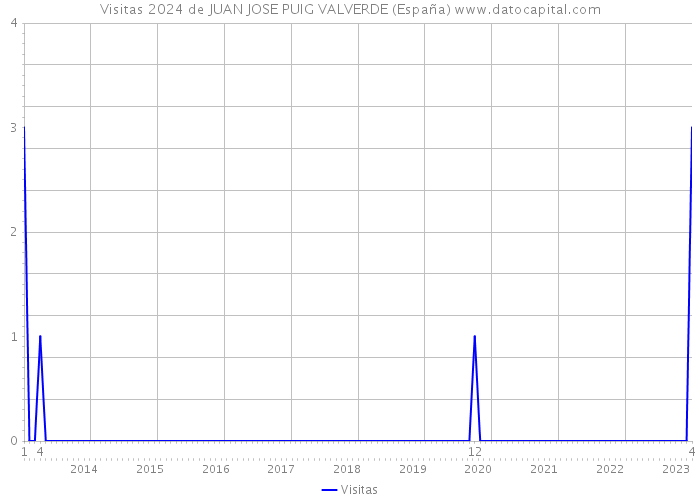 Visitas 2024 de JUAN JOSE PUIG VALVERDE (España) 