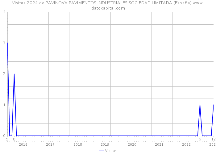 Visitas 2024 de PAVINOVA PAVIMENTOS INDUSTRIALES SOCIEDAD LIMITADA (España) 