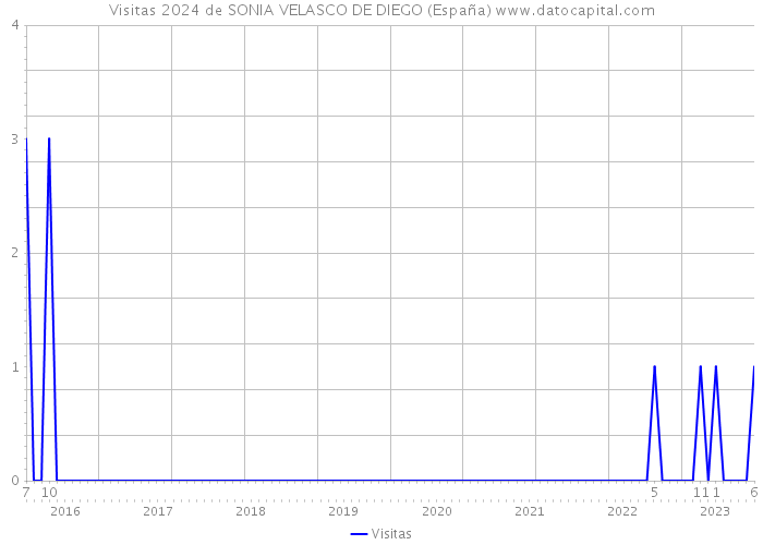 Visitas 2024 de SONIA VELASCO DE DIEGO (España) 