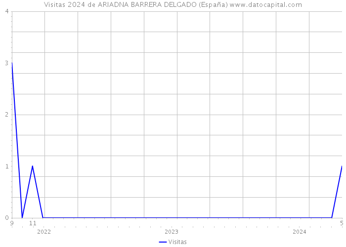 Visitas 2024 de ARIADNA BARRERA DELGADO (España) 