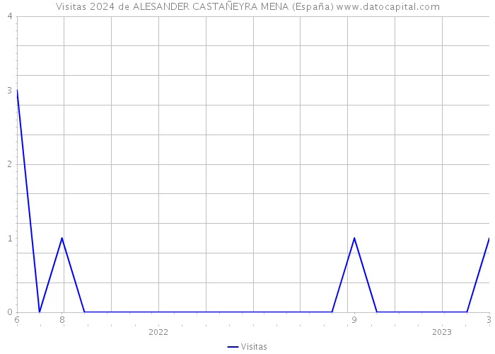 Visitas 2024 de ALESANDER CASTAÑEYRA MENA (España) 