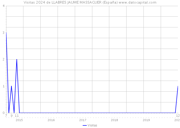 Visitas 2024 de LLABRES JAUME MASSAGUER (España) 