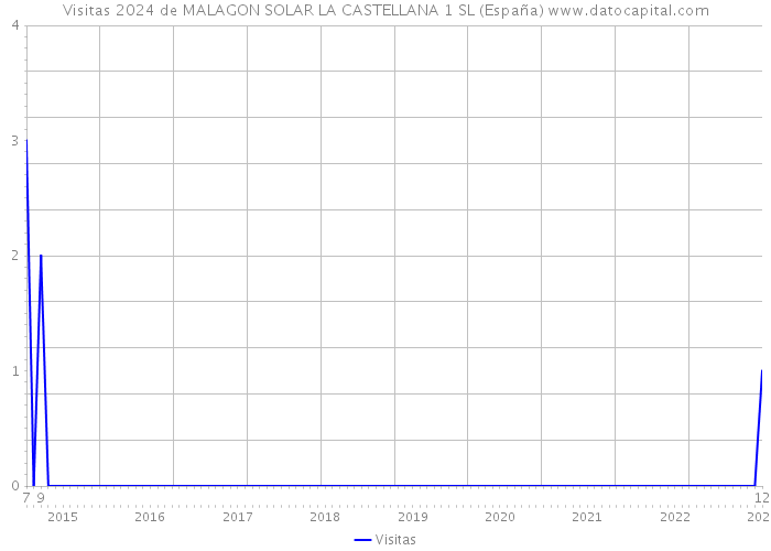 Visitas 2024 de MALAGON SOLAR LA CASTELLANA 1 SL (España) 