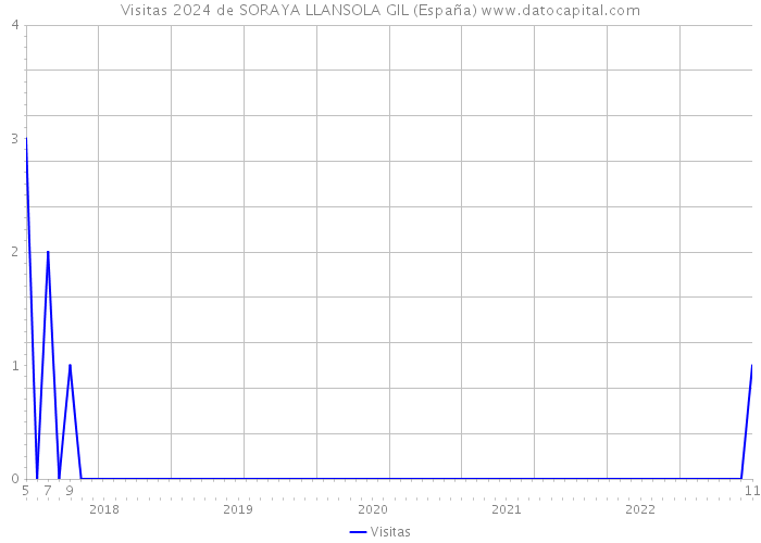 Visitas 2024 de SORAYA LLANSOLA GIL (España) 