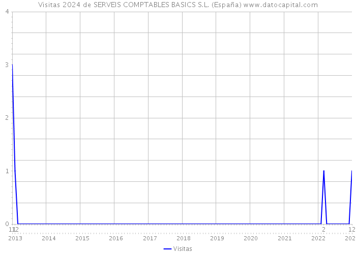 Visitas 2024 de SERVEIS COMPTABLES BASICS S.L. (España) 
