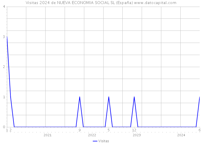 Visitas 2024 de NUEVA ECONOMIA SOCIAL SL (España) 