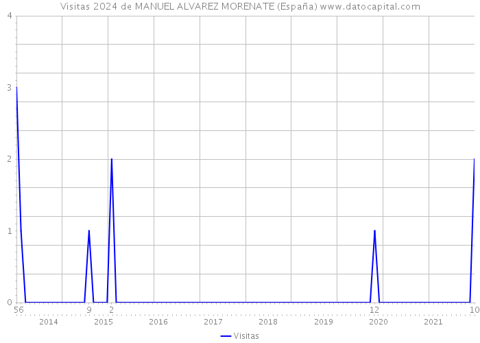 Visitas 2024 de MANUEL ALVAREZ MORENATE (España) 
