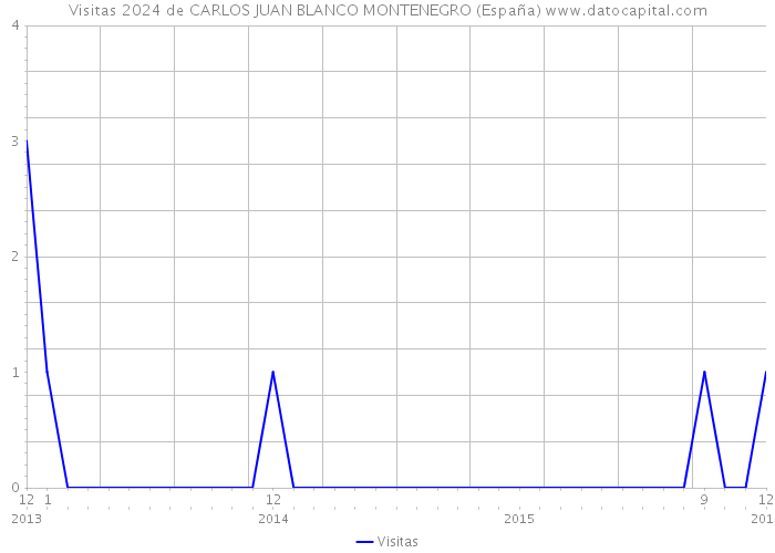 Visitas 2024 de CARLOS JUAN BLANCO MONTENEGRO (España) 