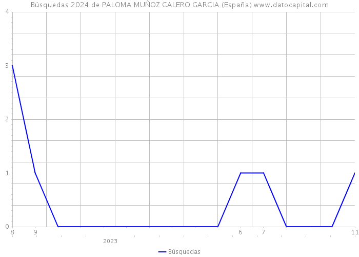Búsquedas 2024 de PALOMA MUÑOZ CALERO GARCIA (España) 