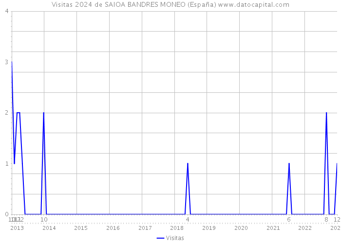 Visitas 2024 de SAIOA BANDRES MONEO (España) 