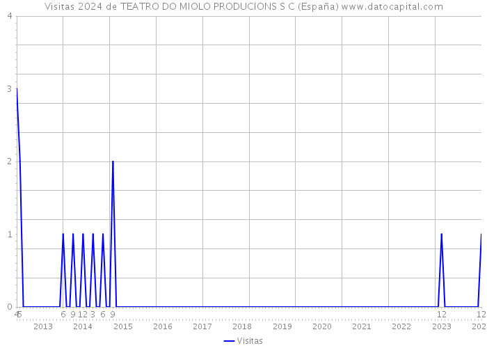 Visitas 2024 de TEATRO DO MIOLO PRODUCIONS S C (España) 