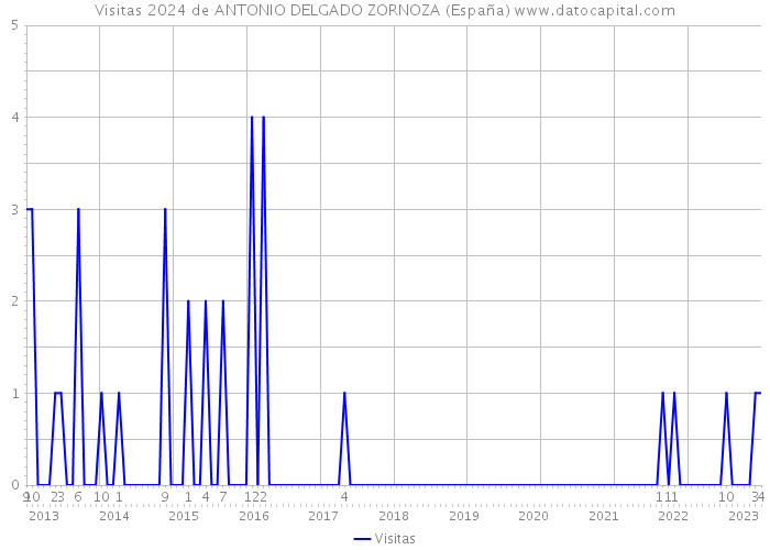 Visitas 2024 de ANTONIO DELGADO ZORNOZA (España) 