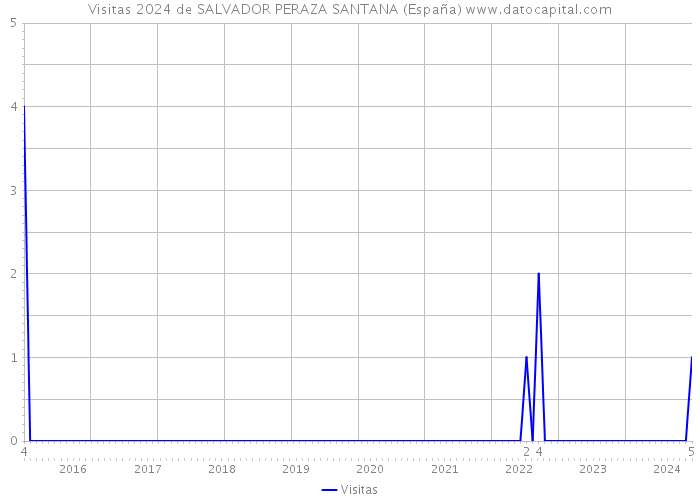 Visitas 2024 de SALVADOR PERAZA SANTANA (España) 