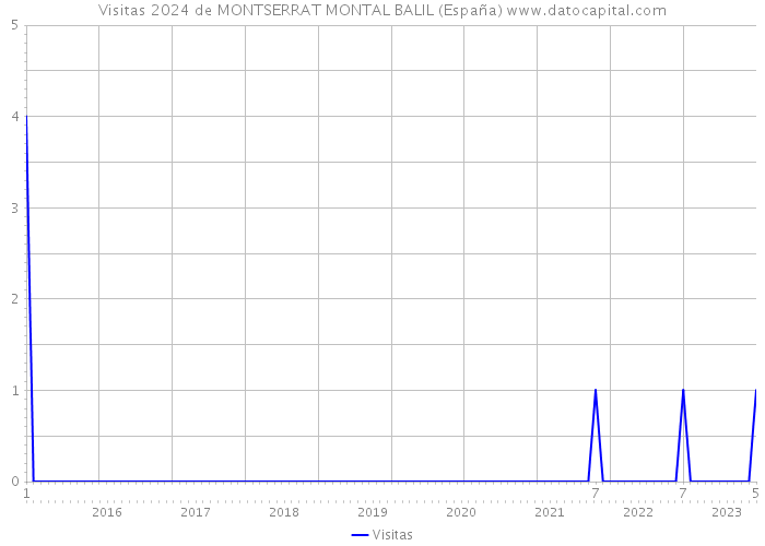 Visitas 2024 de MONTSERRAT MONTAL BALIL (España) 