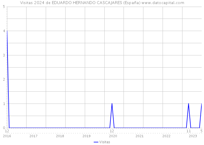 Visitas 2024 de EDUARDO HERNANDO CASCAJARES (España) 