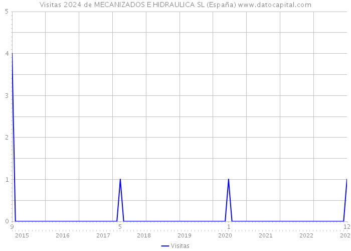 Visitas 2024 de MECANIZADOS E HIDRAULICA SL (España) 