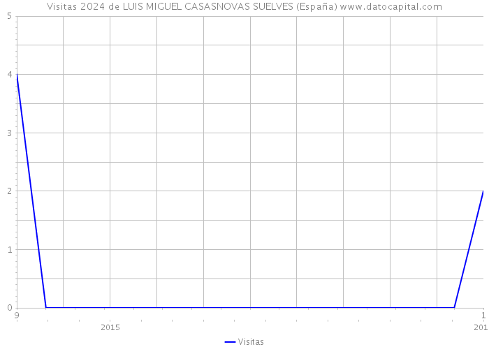 Visitas 2024 de LUIS MIGUEL CASASNOVAS SUELVES (España) 