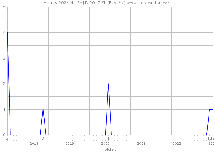 Visitas 2024 de SAJID 2017 SL (España) 