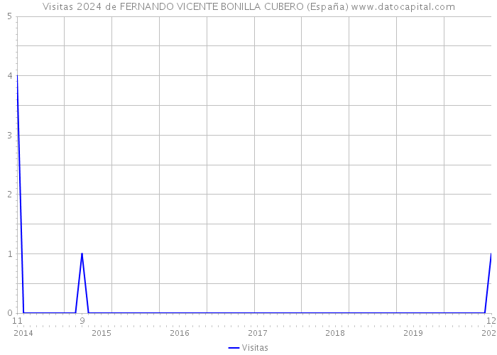 Visitas 2024 de FERNANDO VICENTE BONILLA CUBERO (España) 