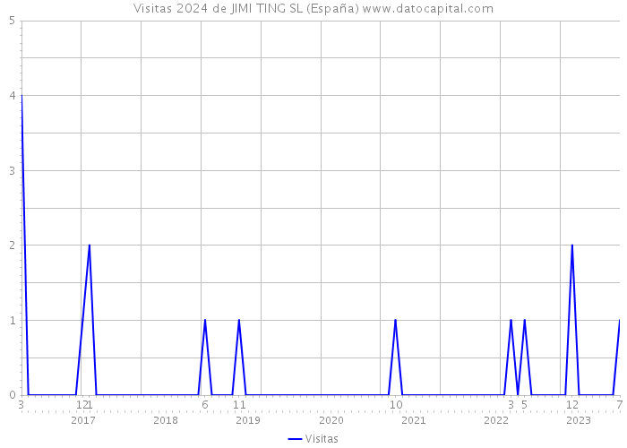 Visitas 2024 de JIMI TING SL (España) 