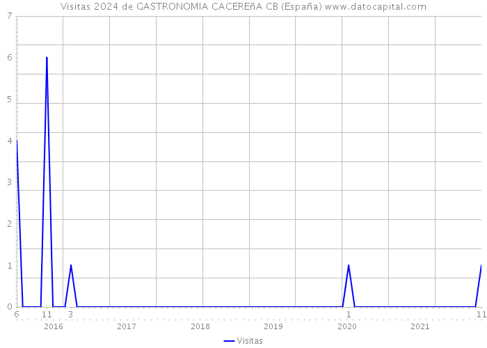 Visitas 2024 de GASTRONOMIA CACEREñA CB (España) 