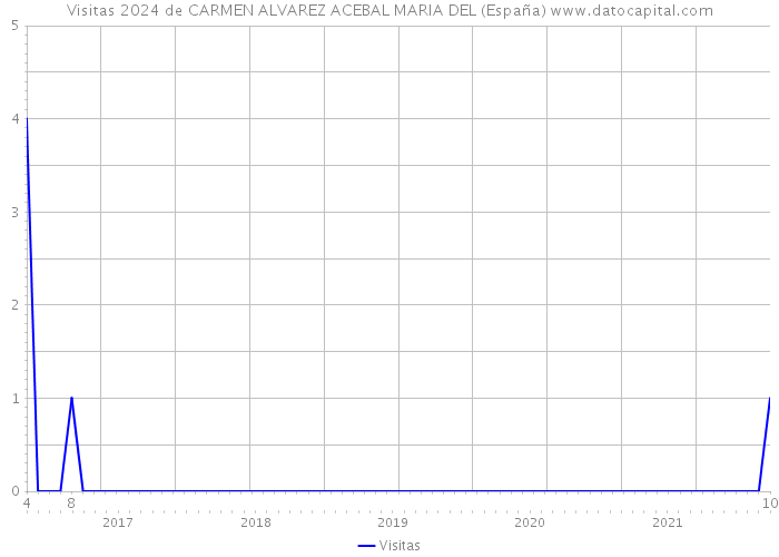 Visitas 2024 de CARMEN ALVAREZ ACEBAL MARIA DEL (España) 