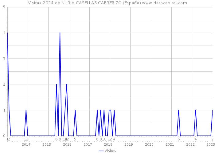 Visitas 2024 de NURIA CASELLAS CABRERIZO (España) 