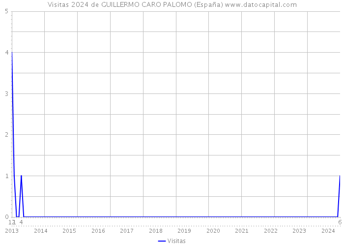 Visitas 2024 de GUILLERMO CARO PALOMO (España) 