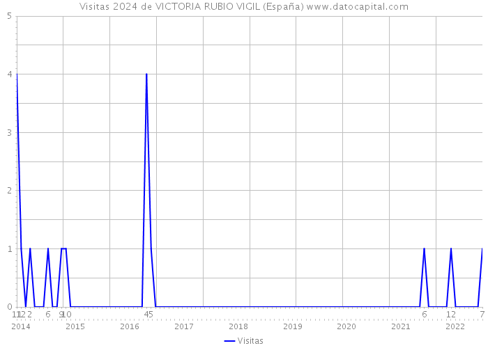 Visitas 2024 de VICTORIA RUBIO VIGIL (España) 