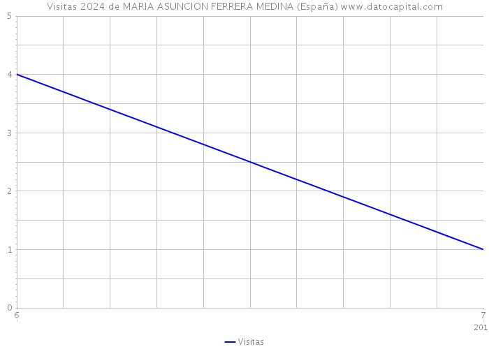 Visitas 2024 de MARIA ASUNCION FERRERA MEDINA (España) 