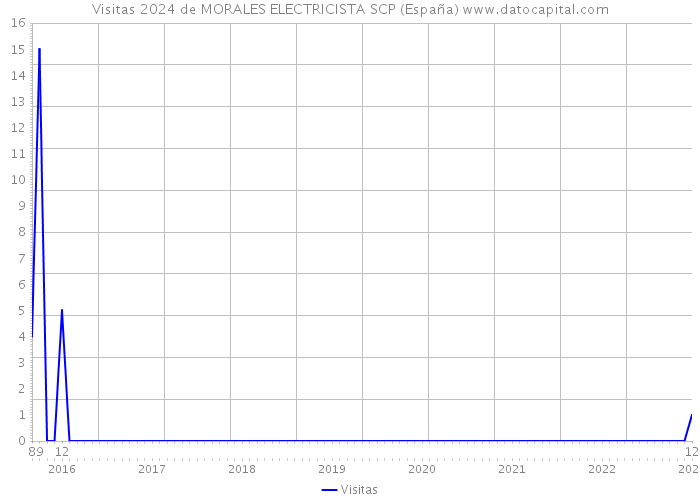 Visitas 2024 de MORALES ELECTRICISTA SCP (España) 