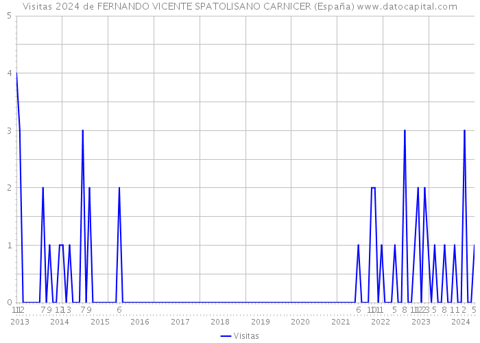 Visitas 2024 de FERNANDO VICENTE SPATOLISANO CARNICER (España) 