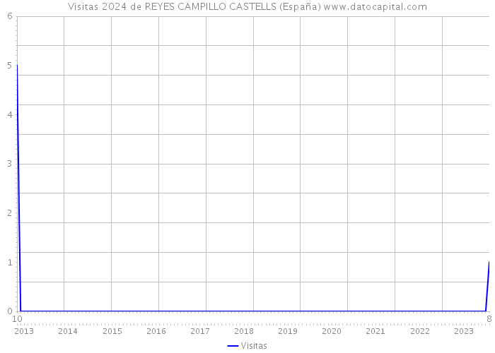 Visitas 2024 de REYES CAMPILLO CASTELLS (España) 