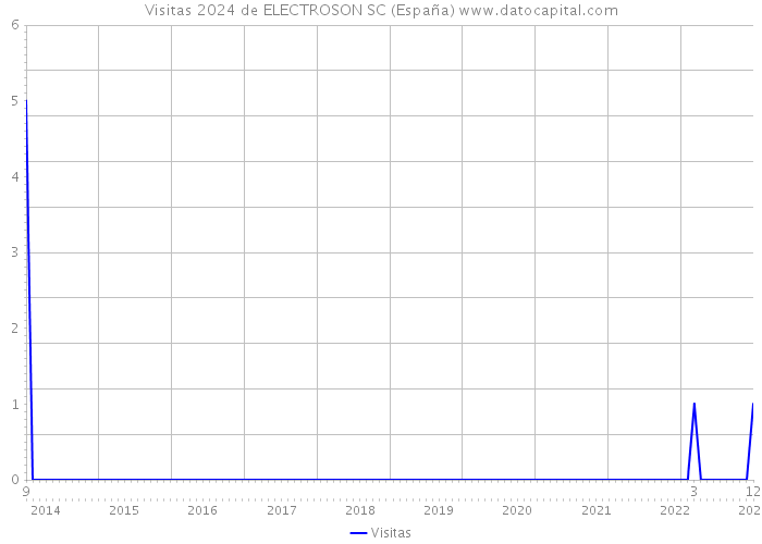 Visitas 2024 de ELECTROSON SC (España) 