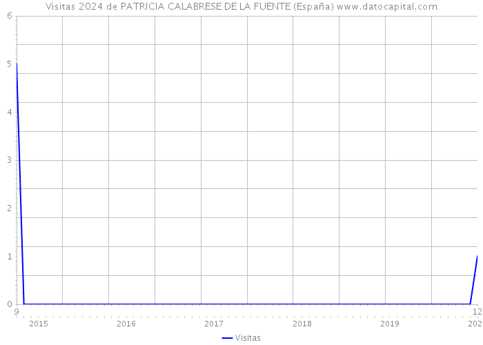 Visitas 2024 de PATRICIA CALABRESE DE LA FUENTE (España) 