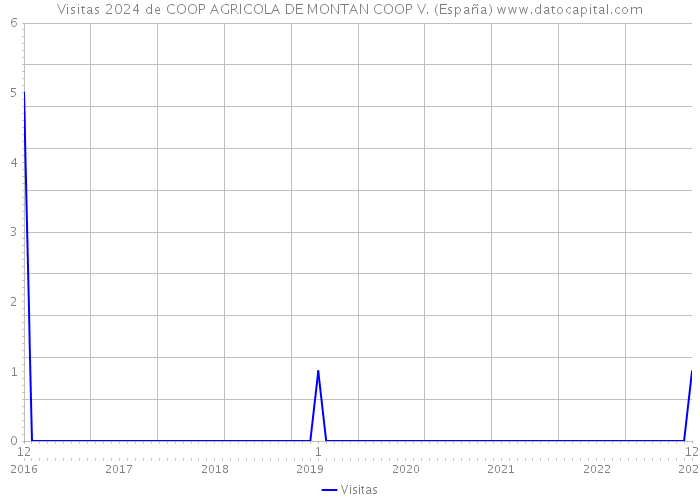 Visitas 2024 de COOP AGRICOLA DE MONTAN COOP V. (España) 