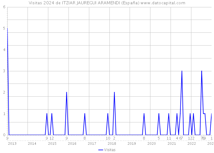 Visitas 2024 de ITZIAR JAUREGUI ARAMENDI (España) 