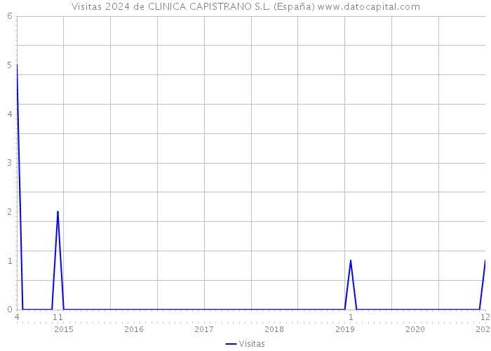 Visitas 2024 de CLINICA CAPISTRANO S.L. (España) 