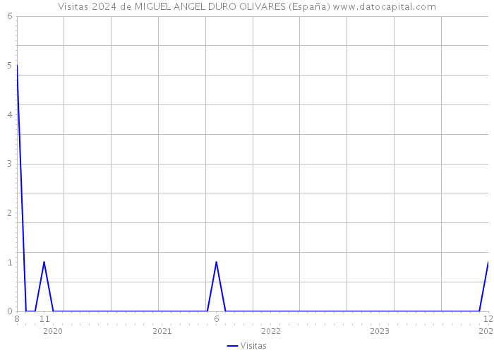 Visitas 2024 de MIGUEL ANGEL DURO OLIVARES (España) 