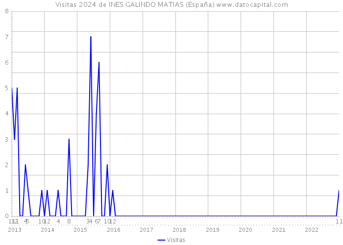 Visitas 2024 de INES GALINDO MATIAS (España) 