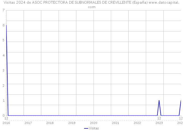 Visitas 2024 de ASOC PROTECTORA DE SUBNORMALES DE CREVILLENTE (España) 