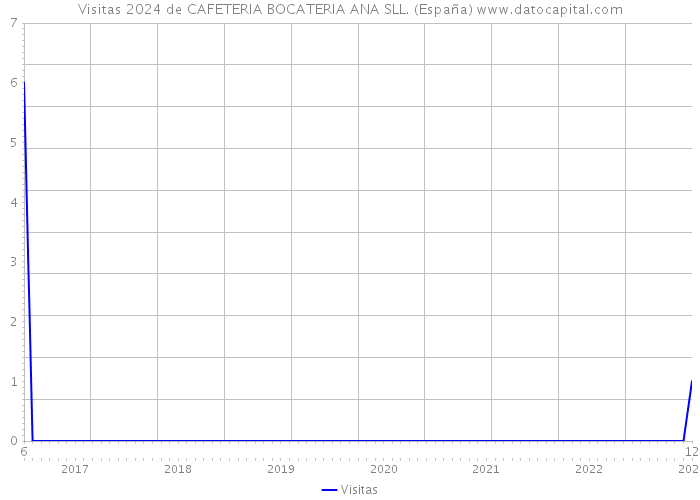 Visitas 2024 de CAFETERIA BOCATERIA ANA SLL. (España) 