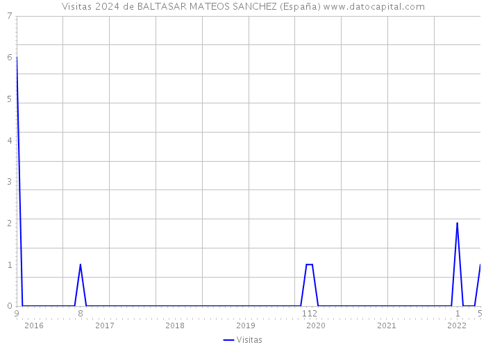 Visitas 2024 de BALTASAR MATEOS SANCHEZ (España) 
