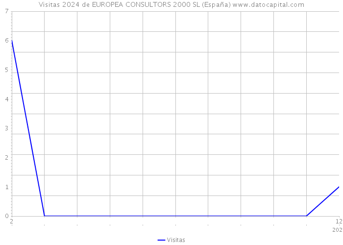 Visitas 2024 de EUROPEA CONSULTORS 2000 SL (España) 