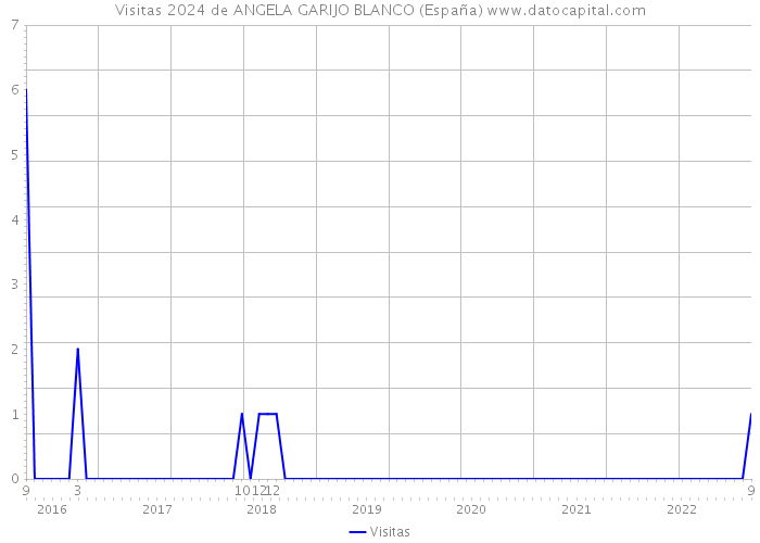 Visitas 2024 de ANGELA GARIJO BLANCO (España) 